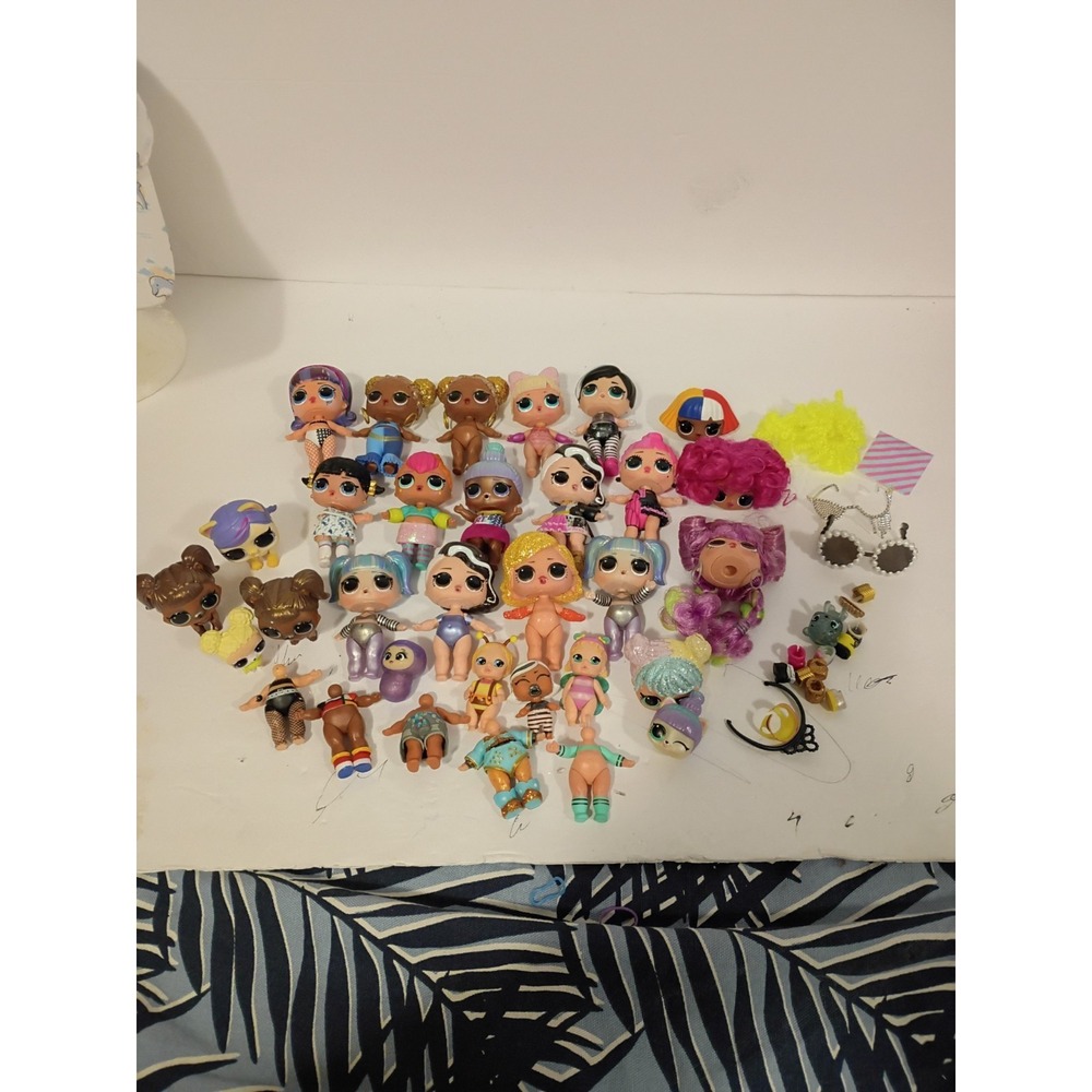 Huge Lot Of Lol Surprise Dolls & Accessories W/ Pets